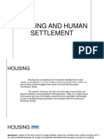 Housing and Human Settlement