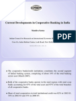 Current Developments in Cooperative Banking in India