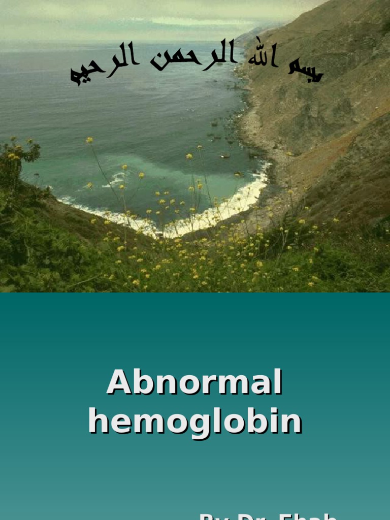 Abnormal Hemoglobin Overview | PDF | Anemia | Hemoglobin