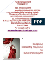 PBM Designingmarketingprogrammetobuildbrandequity