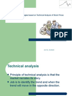 Portfolio Building Strategies based on Technical Analysis of Stock Prices