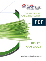 Broshura Cevki Underground Cable - EN