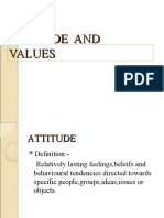 Attitude and Values