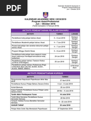 Asasi Uitm 20182019 Pdf