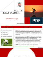 Real Madrid - Elements of Statistical-Tactical Opposition Analysis (Champions League Final 2018)