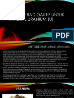 Metode Radioaktif Untuk Mineral Uranium (U)