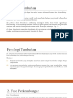 Fenologi Tumbuhan TRI