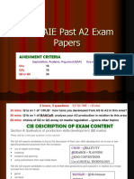 CIE A2 Past Exam Qs