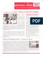 Spring 2002 Transforming Lives Newsletter, Gospel Rescue Ministries