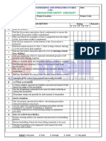 General Excavation Safety Checklist