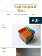 Elements and Principles of 3d Art