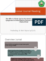 Critical Apraisal Journal Reading DR Budi SP KJ