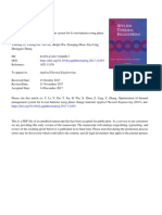 Thermal management optimization of Li-ion batteries using phase change material