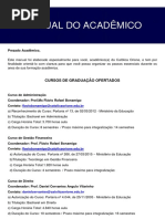 CATOLICA Manual Do Acadêmico 2018