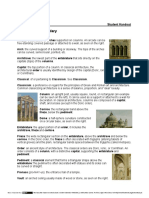 Architecture Vocabulary: Art & Architecture Student Handout