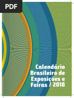 Calendário Brasileiro de Exposições e Feiras 2018