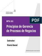 Principios de Gerencia de Procesos de Negocios