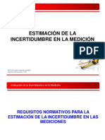 Estimación de La Incertidumbre en La Medición