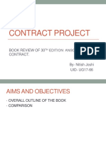 Contract Presentation on Anson's Law of Contract