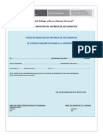 Ficha de Registro de Entrega de Estudiantes