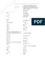 SAT 2 past paper -  Mathematics Level 2 year 2010(2) 