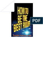 How To Be The Best Ruler - (Second Edition)
