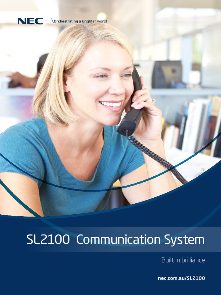 NECA SL2100 Communication System Brochure | PDF | Telephone | Mobile App