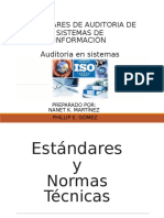 Estandares de Auditoria de Sitemas