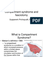 Compartment Syndrome and Fasciotomy: Supparerk Prichayudh, M.D