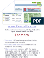 Isomer Presentation (Examville.com)