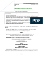 Código Nacional de Procedimientos Penales PDF