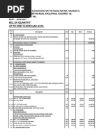 Bill Of Quantities Boq Building In 2020 Civil