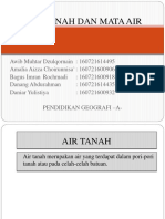 Air Tanah Dan Mata Air (Kurang Gambar)