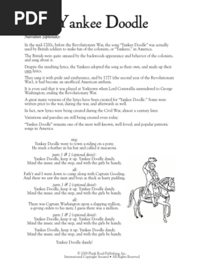 Ame Yankee Doodle Lyrics