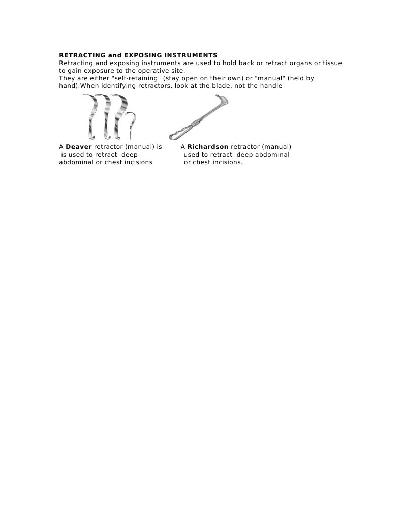 Surgical Retractors: Types & Uses | PDF