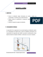 Informe de Destilacion