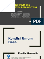 Kondisi Umum Dan Agroekosistem Desa Genteng