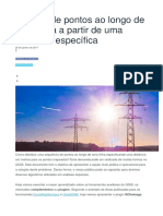 Criação de Pontos Ao Longo de Uma Linha a Partir de Uma Distância Específica