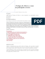 ¿Qués Son Los Testigos de Jehova y Como Responder A Sus Principales Errores Doctrinales?