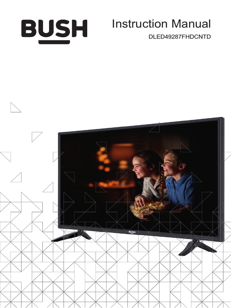 Bush TV Manual PDF Battery (Electricity) Television