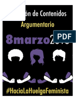 ARGUMENTARIO HUELGA FEMINISTA 8M