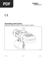 Download Demag DKUN Hoist Operating Manual by Marco Silva SN379511720 doc pdf