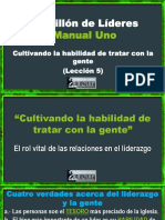 Cultivando la habilidad de tratar con la gente