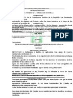 Ley reguladora de áreas de reserva territorial