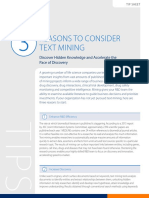 Top 3 Reasons to Consider Text Mining Tip Sheet