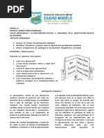 Democracia y La Participación Política y Ciudadana en La Constitución Política de Colombia
