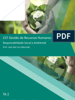 CST Gestão de Recursos Humanos: Responsabilidade Social e Ambiental