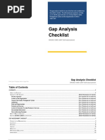 OHSAS 18001-2007 Gap Analysis Checklist