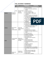 Ejemplo de Metas Acciones y Barreras Terapia