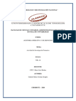 Actividad de Investigación Formativa